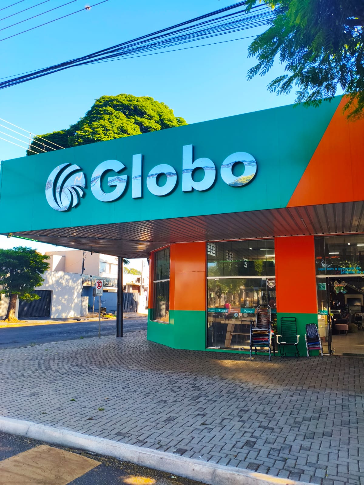 Fachada da loja Globo Eletro